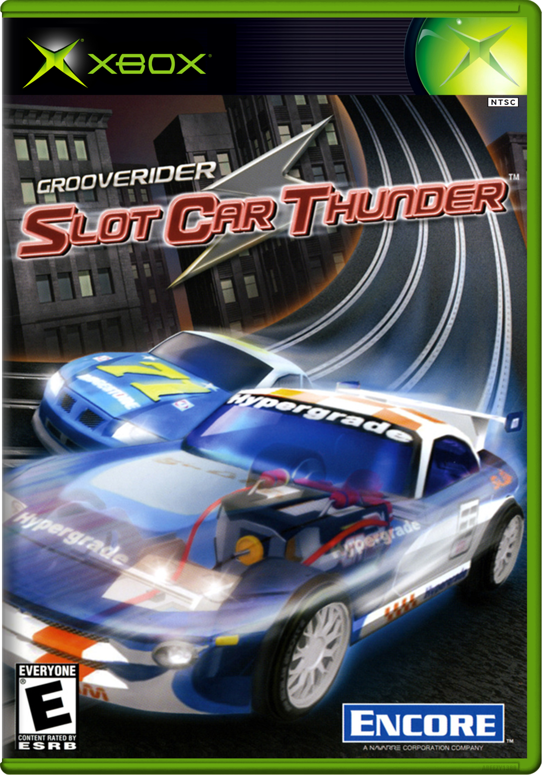 Grooverider Slot Car Thunder Xbox Print Poster