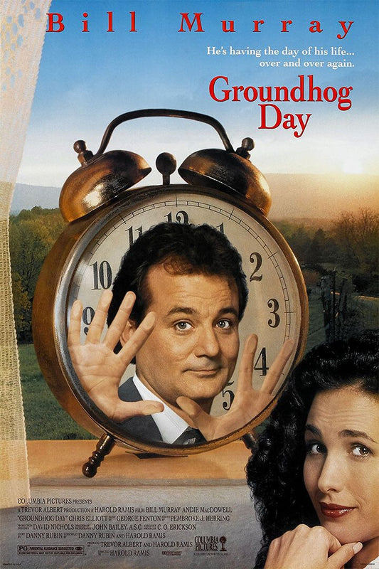 Groundhog Day Movie Comedy Drama Fantasy Print Jigsaw Puzzle