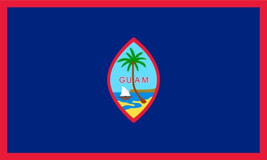 Guam Flag Keychain