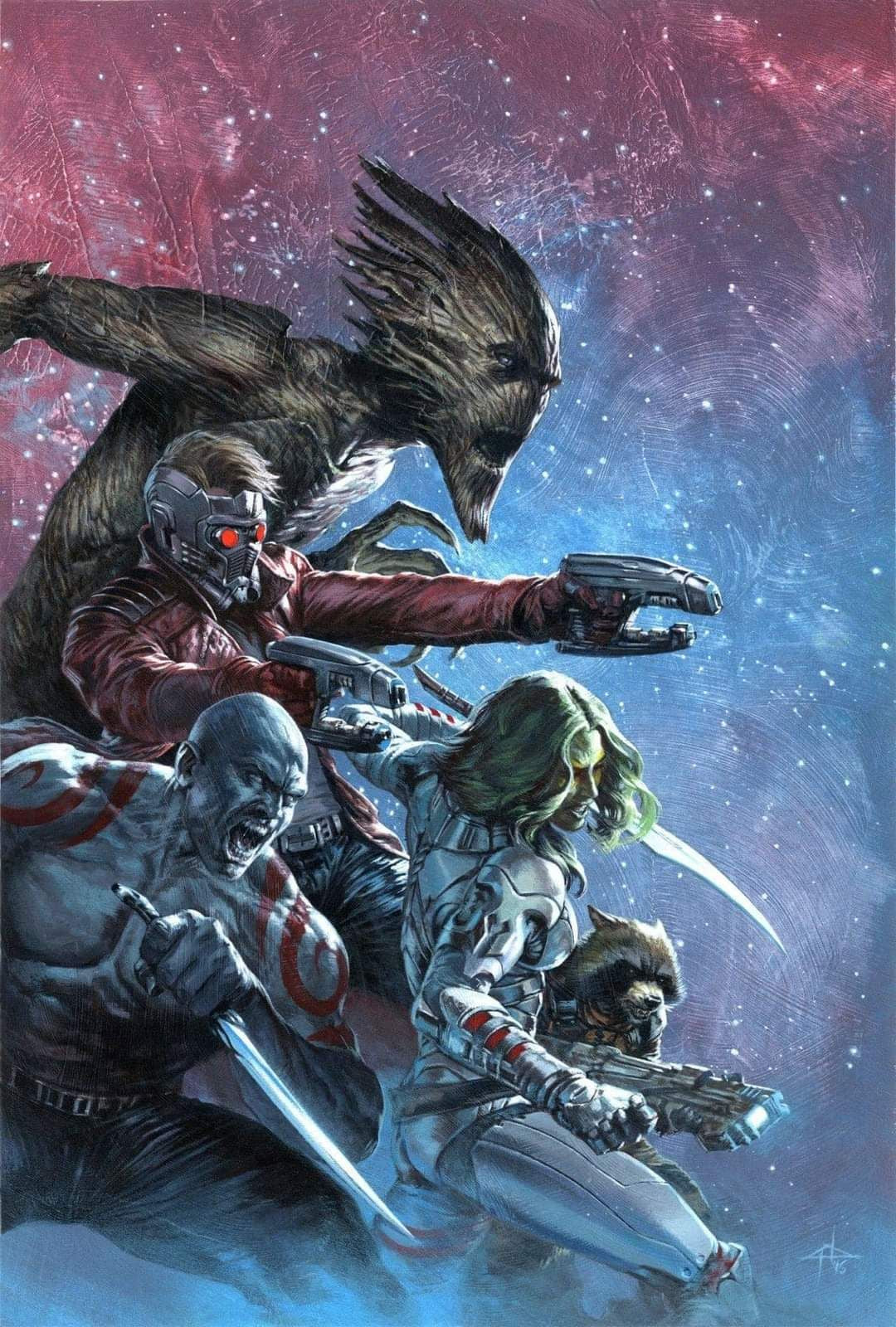 Guardians Of The Galaxy Illustration Jigsaw Puzzle