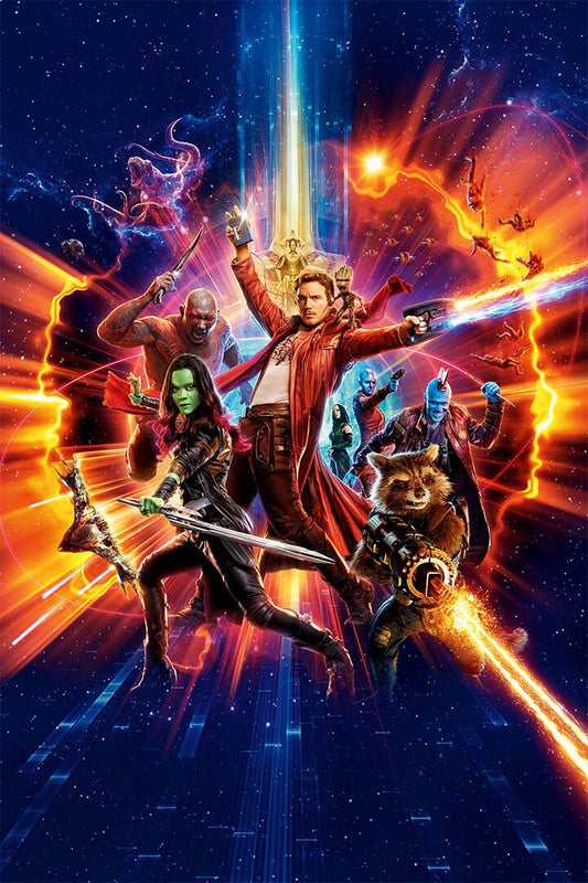 Guardians Of The Galaxy 2 Movie Painting Jigsaw Puzzle