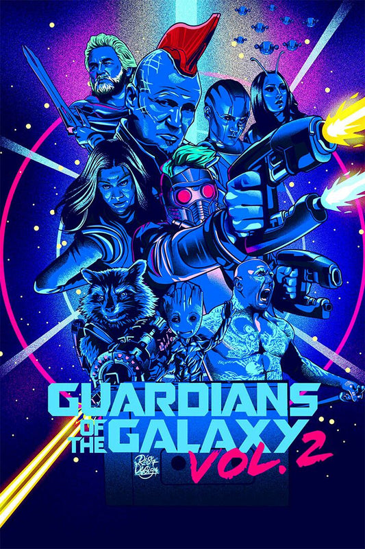 Guardians Of The Galaxy Action Movie Print Jigsaw Puzzle