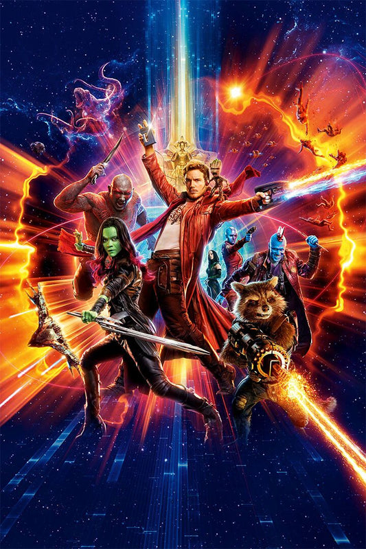 Guardians Of The Galaxy Movie Print Painting Jigsaw Puzzle