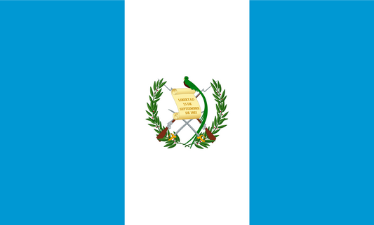 Guatemala Flag Print Poster