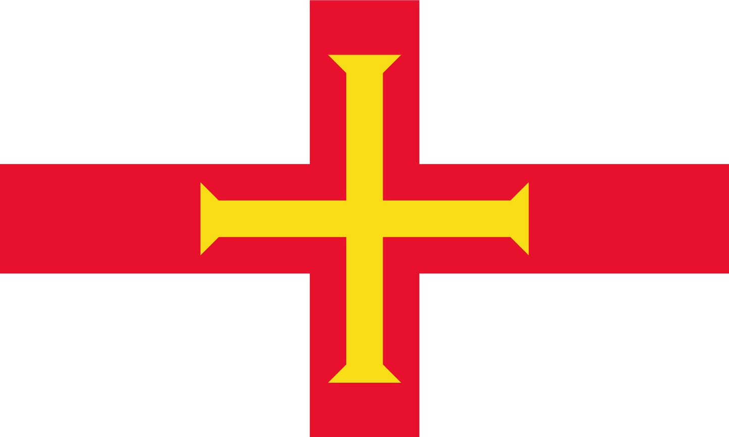 Guernsey Flag Print Poster