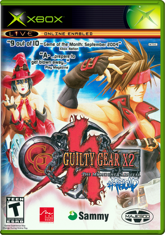 Guilty Gear X2 Reload The Midnight Carnival Xbox Print Poster