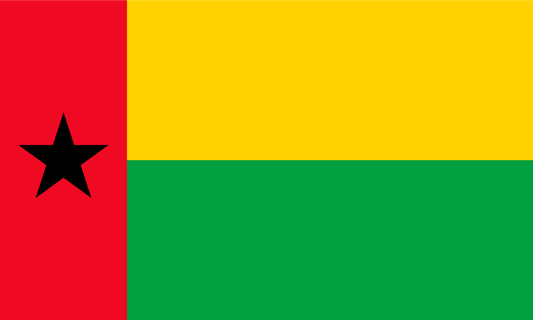 Guinea Bissau Flag Print Poster