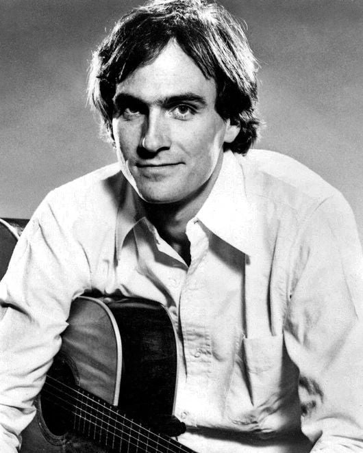 Guitarist Singer James Taylor Glossy Keychain Music Print Songwriter Keychain