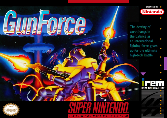 Gunforce (Usa) Snes Print Poster