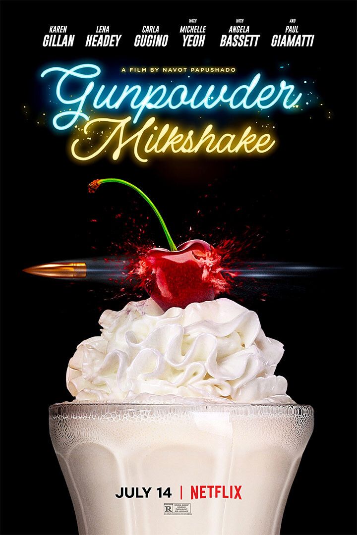 Gunpowder Milkshake 2021 Fantasy Movie Keychain