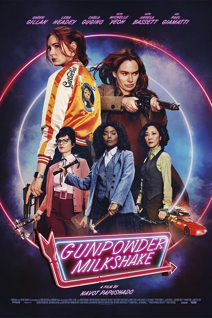 Gunpowder Milkshake Movie Print Painting Jigsaw Puzzle