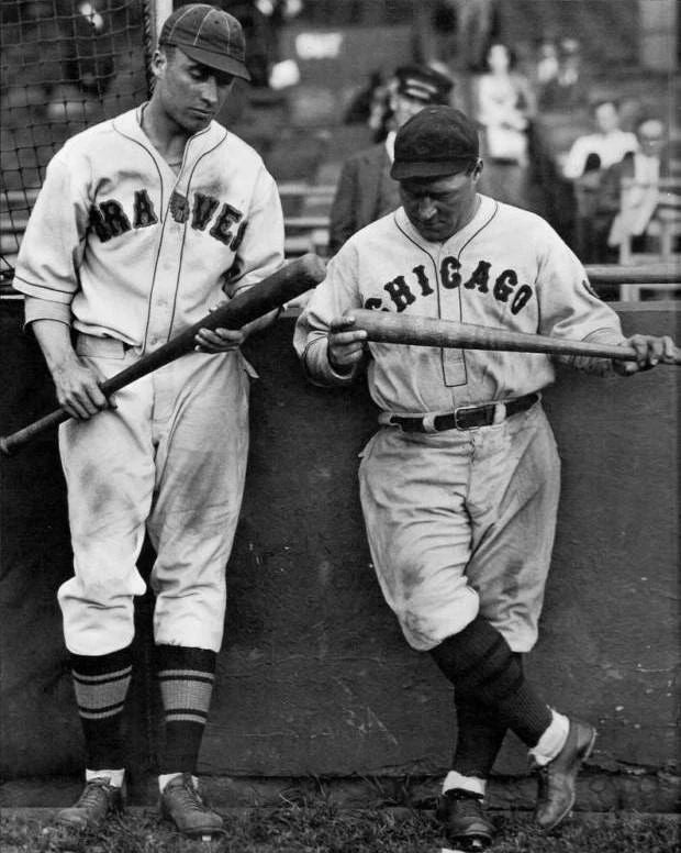 Hack Wilson Wally Berger Photo Chicago Cubs Braves Baseball Picture Mlb