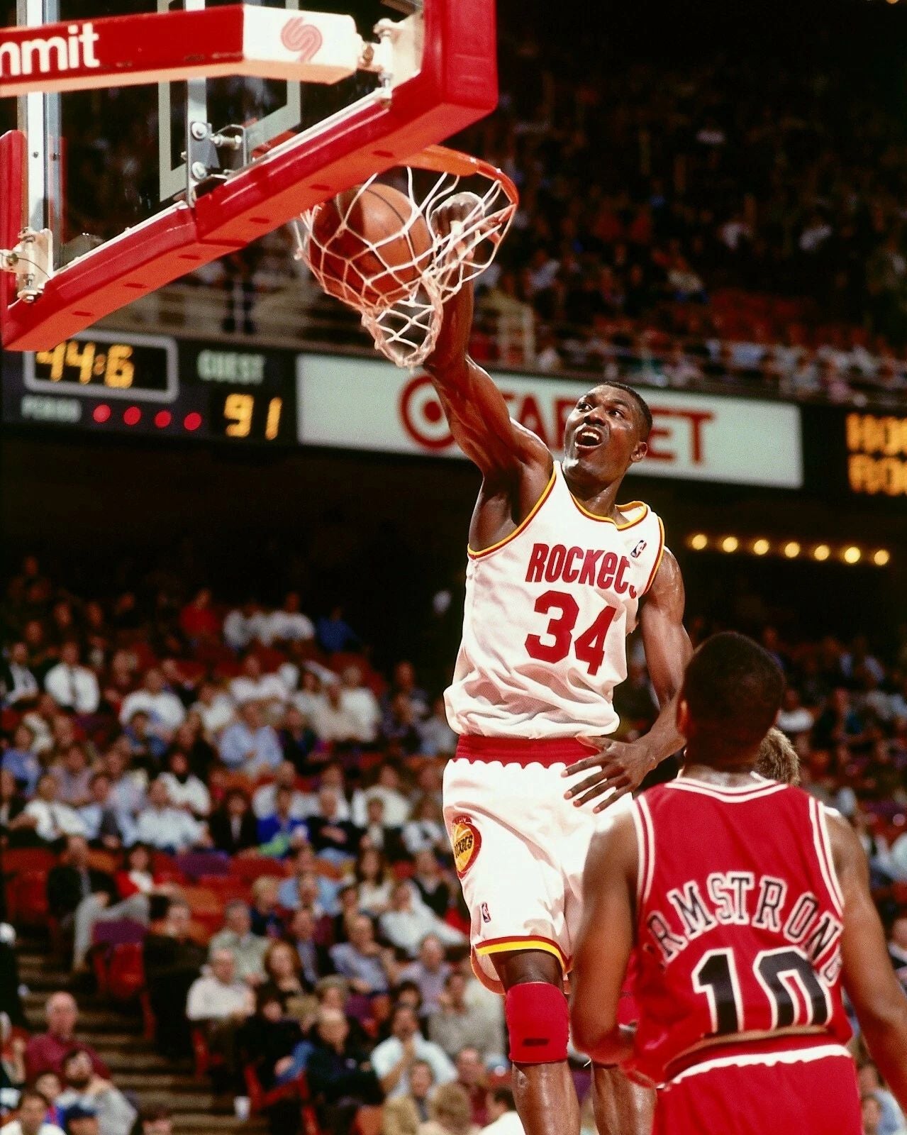 Hakeem Olajuwon Keychain Houston Rockets Basketball Nba