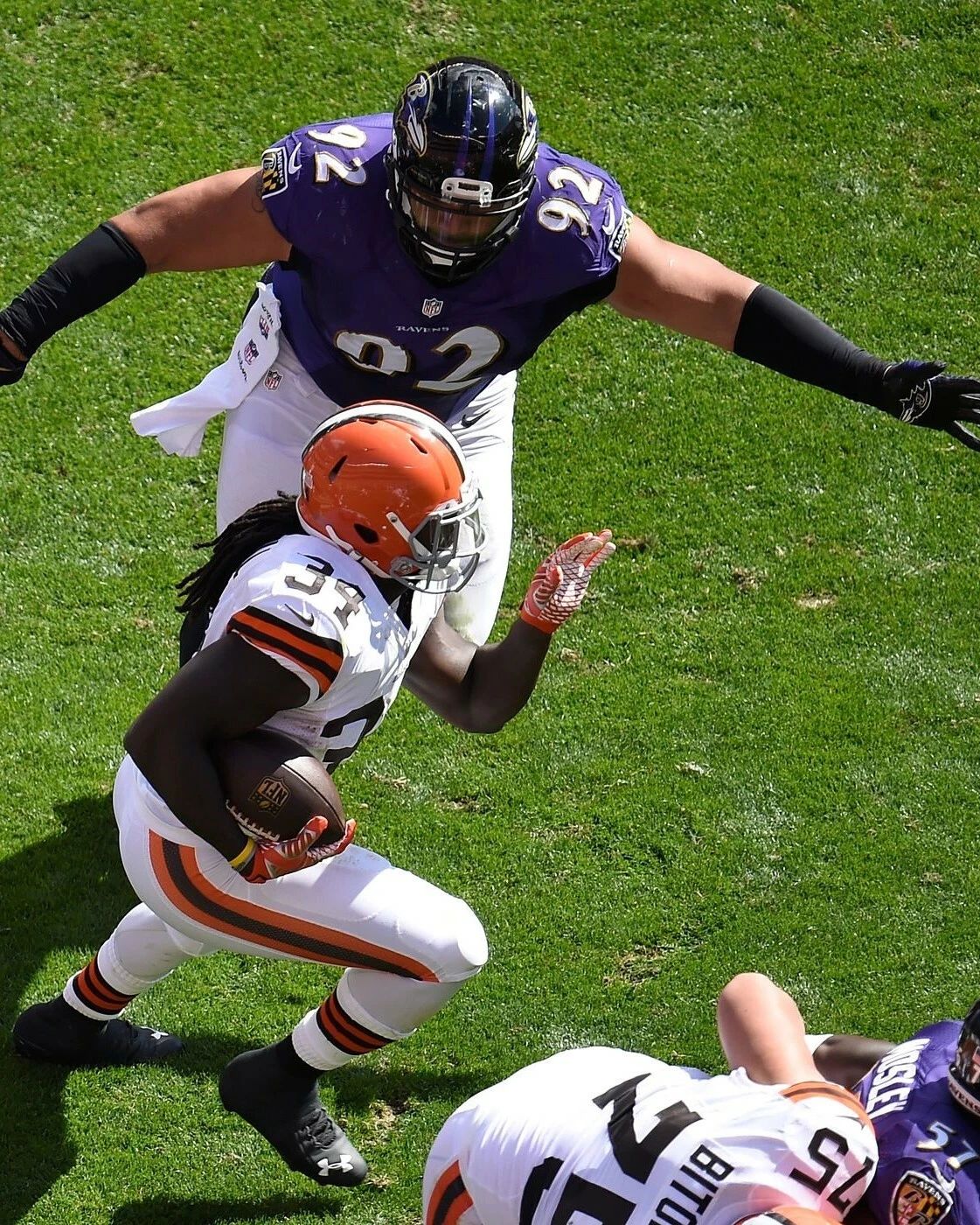 Haloti Ngata Magnet Baltimore Ravens Picture Nfl Vs Browns