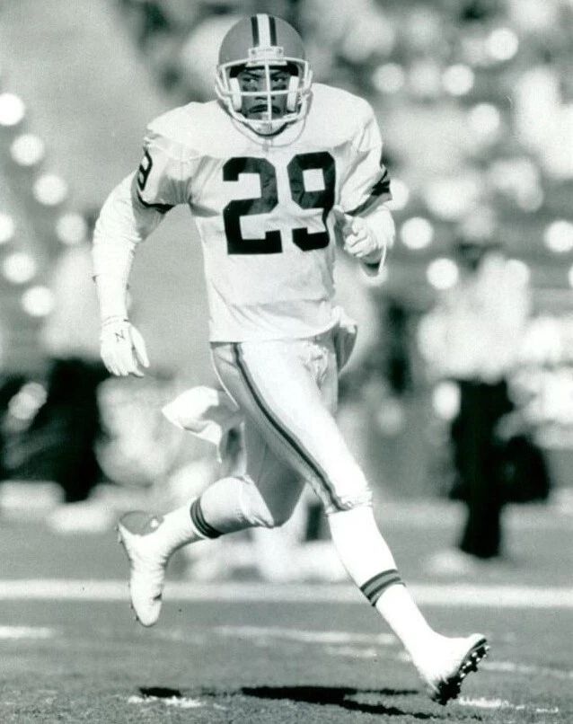 Hanford Dixon Photo Cleveland Browns Picture Football Nfl Bw