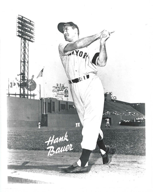 Hank Bauer Photo New York Yankees Ny Baseball Picture Mlb