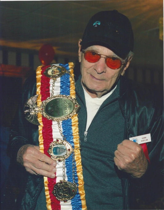 Hank Kaplan Magnet Boxing Picture With Belt