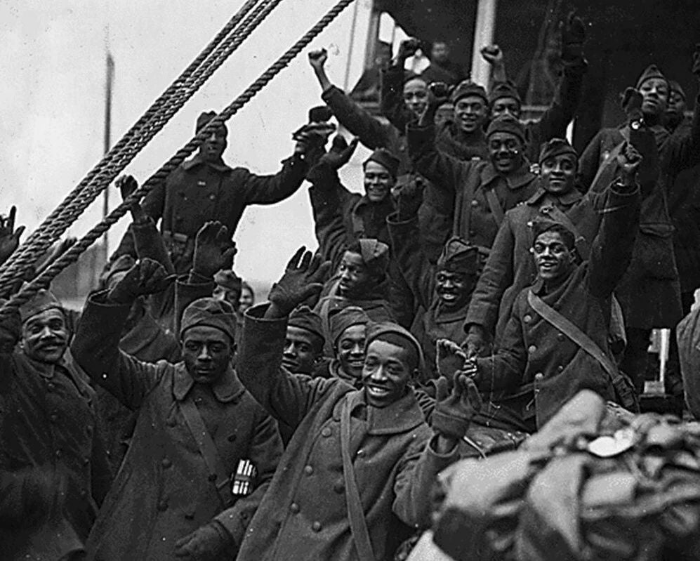 Harlem Hellfighters Photo Wwi Usa Us Army National Guard 369Th Infantry