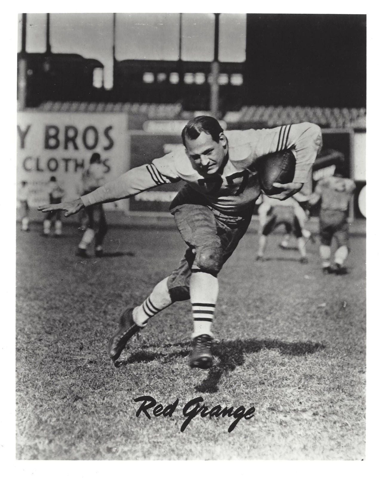 Harold Red Grange Keychain Chicago Bears Picture Nfl Football U Of Illinois