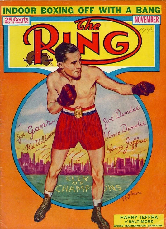 Harry Jeffra Photo Boxing Picture Ring