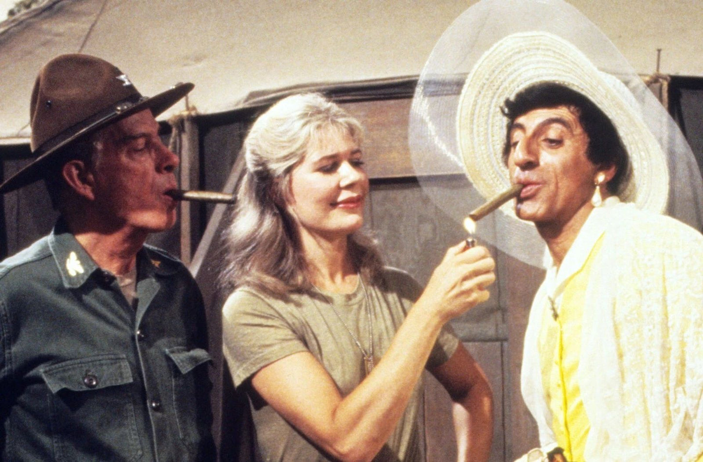 Harry Morgan Loretta Swit &Jamie Farr Mash Tv Show Picture Magnet Print