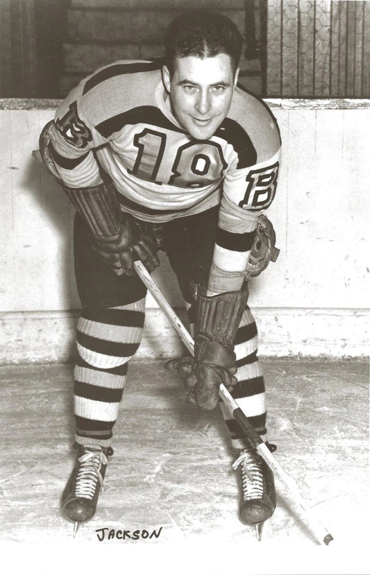 Harvey Jackson Magnet Hockey Boston Bruins Nhl Picture Bw