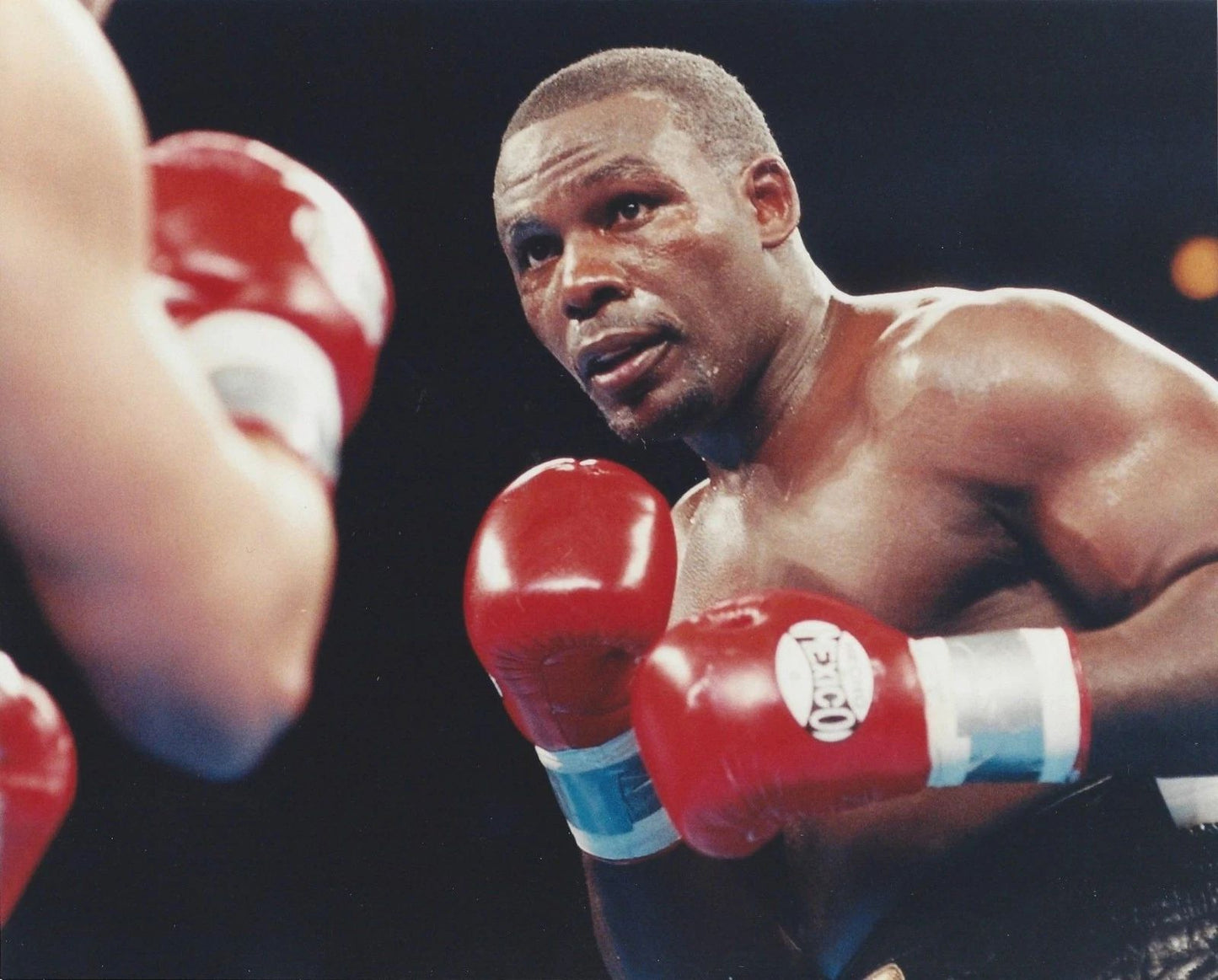 Hasim Rahman Keychain Boxing Picture Close Up Ring Action