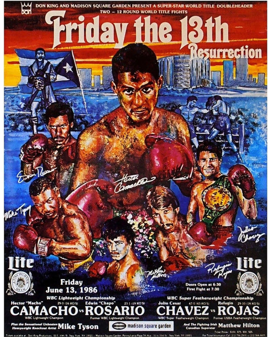 Hector Camacho Vs Edwin Rosario Magnet Boxing Magnet Picture Chavez Rojas
