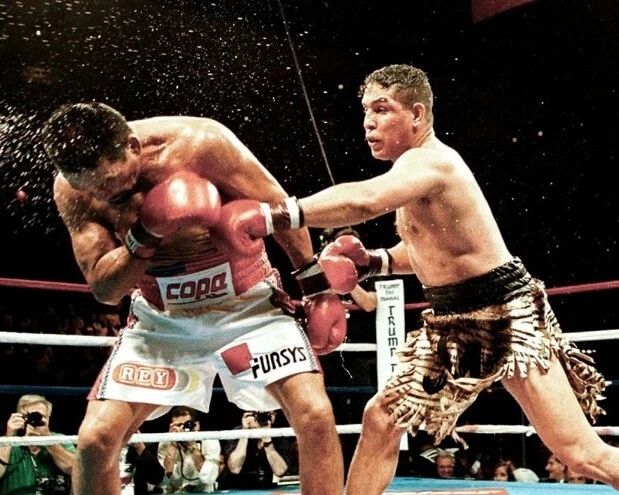 Hector Macho Camacho Vs Roberto Duran Keychain Boxing Picture Action