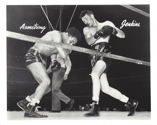 Henry Armstrong Vs Lew Jenkins Photo Boxing Picture
