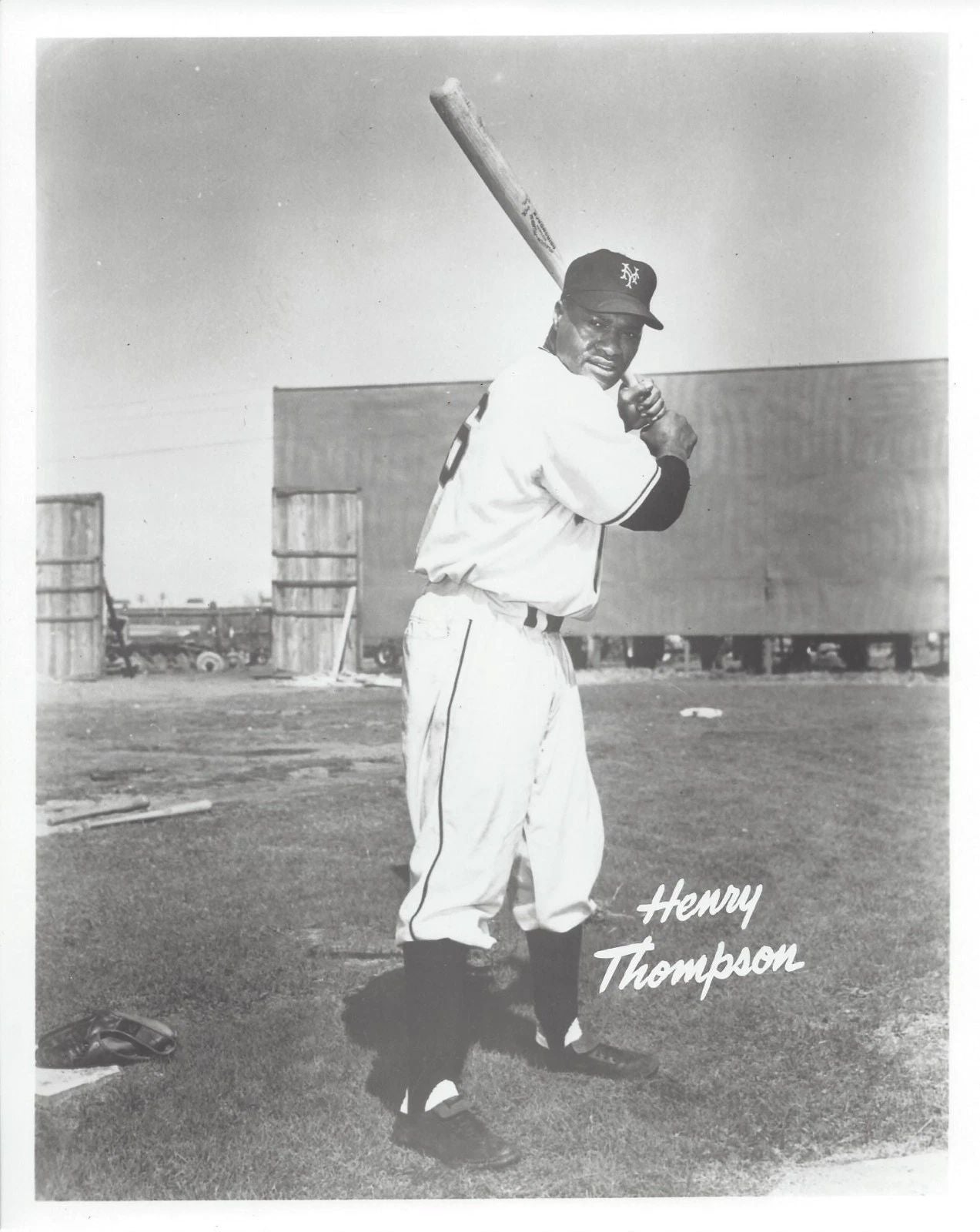 Henry Thompson Photo New York Giants Ny Mlb Baseball Picture Hank