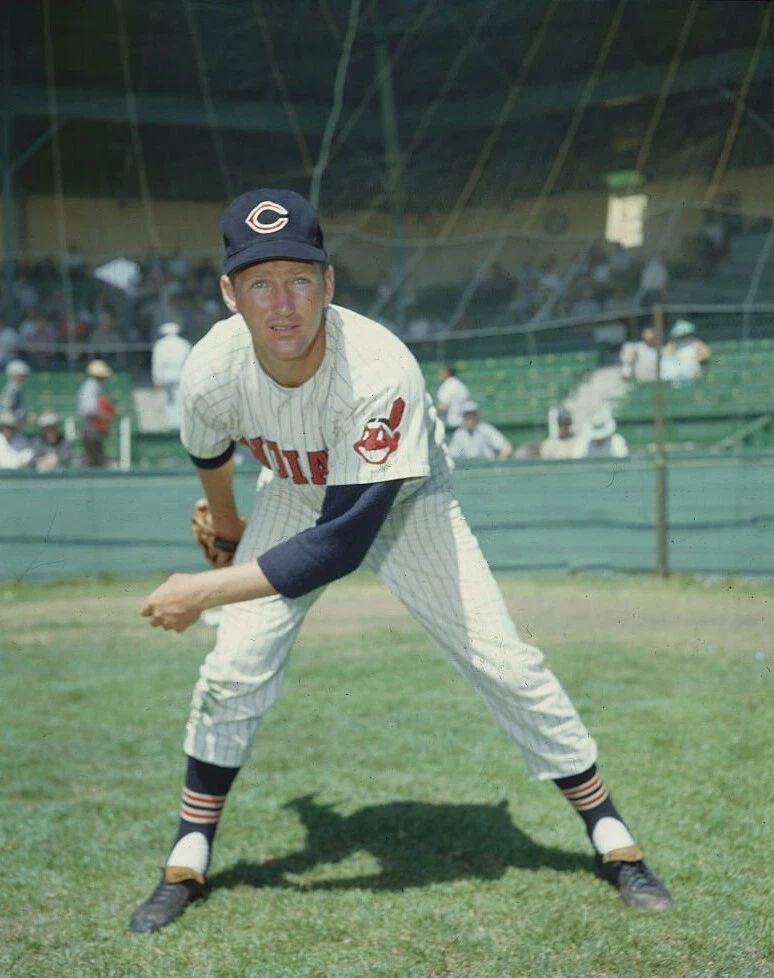 Herb Score Magnet Picture Cleveland Indians Baseball Mlb Warm Ups