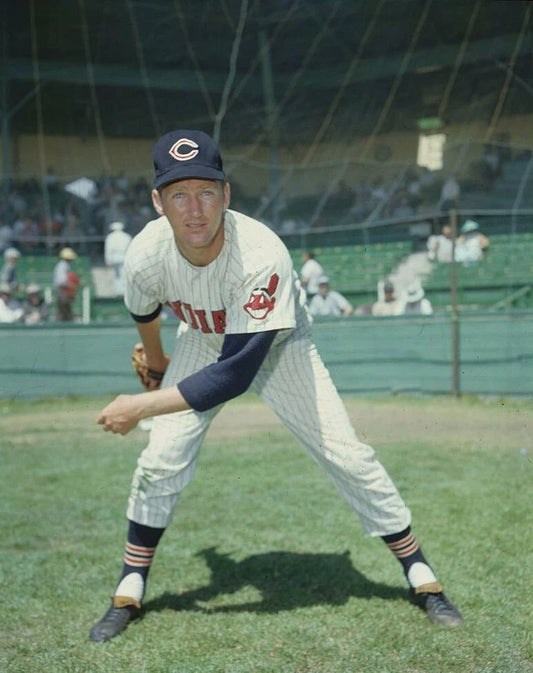 Herb Score Photo Picture Cleveland Indians Baseball Mlb Warm Ups