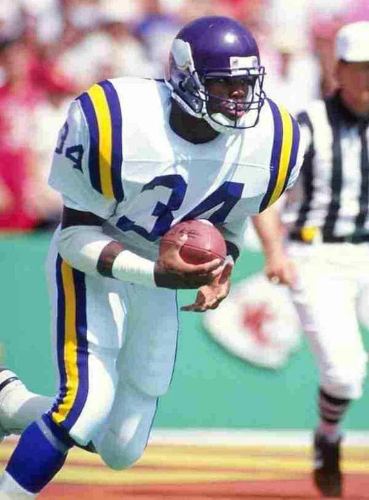 Herschel Walker Keychain Minnesota Vikings Picture Game Action With Ball
