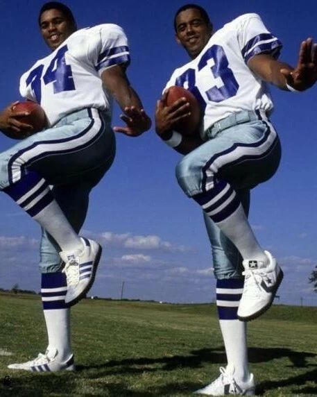 Herschel Walker & Tony Dorsett Keychain Dallas Cowboys Picture Nfl Football