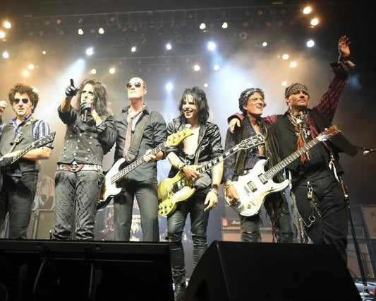 Hollywood Vampires Keychain Music Hard Rock Johnny Depp Alice Cooper Joe Perry