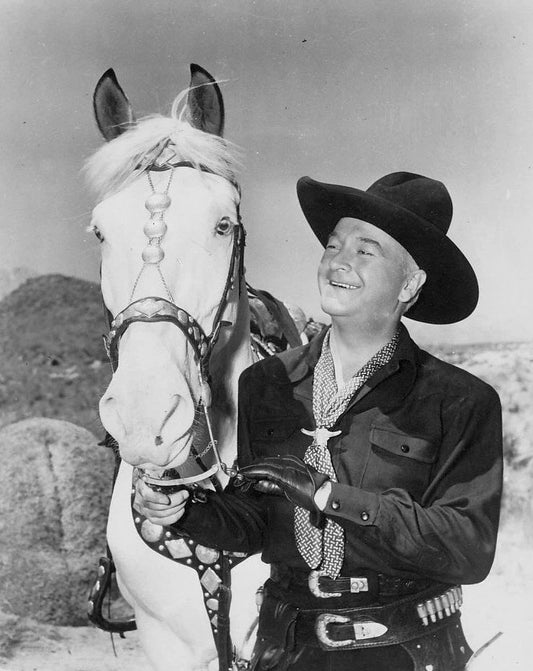 Hopalong Cassidy & Topper Magnet Tv Cowboy Western Picture