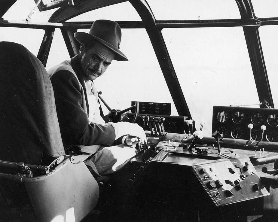 Howard Hughes Photo Aviation Picture Airplane In Spruce Goose