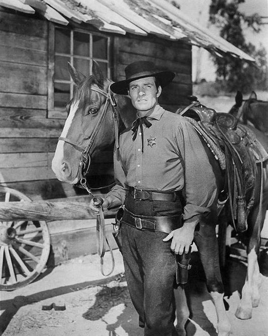 Hugh O'Brian The Life & Legend Of Wyatt Earp Tv Show Keychain Picture Print