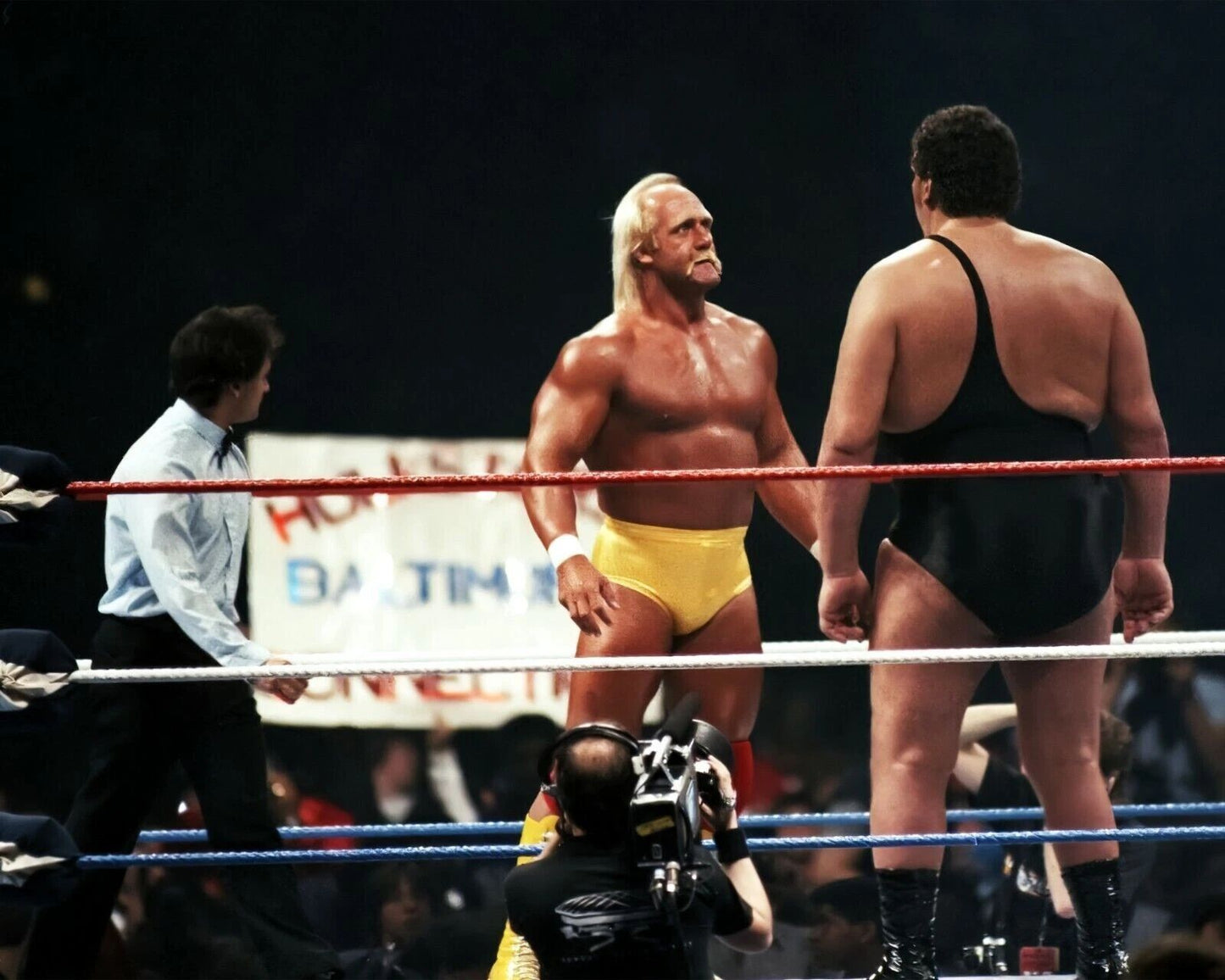 Hulk Hogan & Andre The Giant Keychain Wrestling Picture Wwf