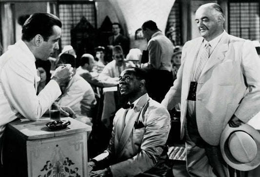 Humphrey Bogart Dooley Wilson In Casablanca Publicity Magnet Reprint
