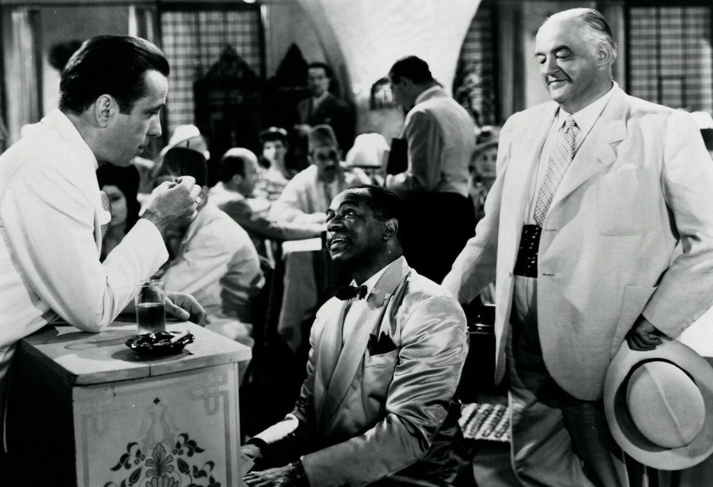 Humphrey Bogart Dooley Wilson In Casablanca Publicity Keychain Reprint