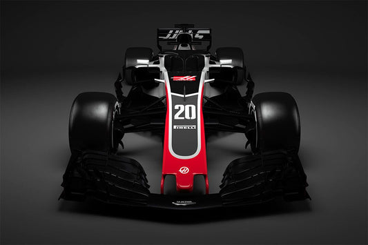 Haas F1 Formula 1 Car Racing Car Speed Fast Jigsaw Puzzle