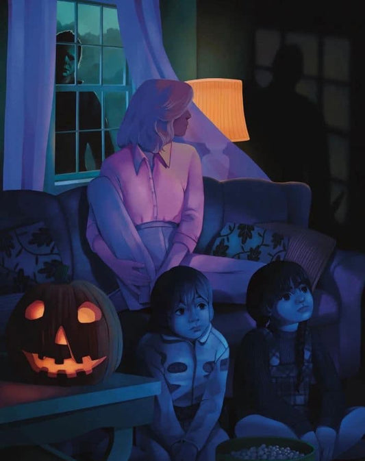 Halloween Night Terror Print Poster