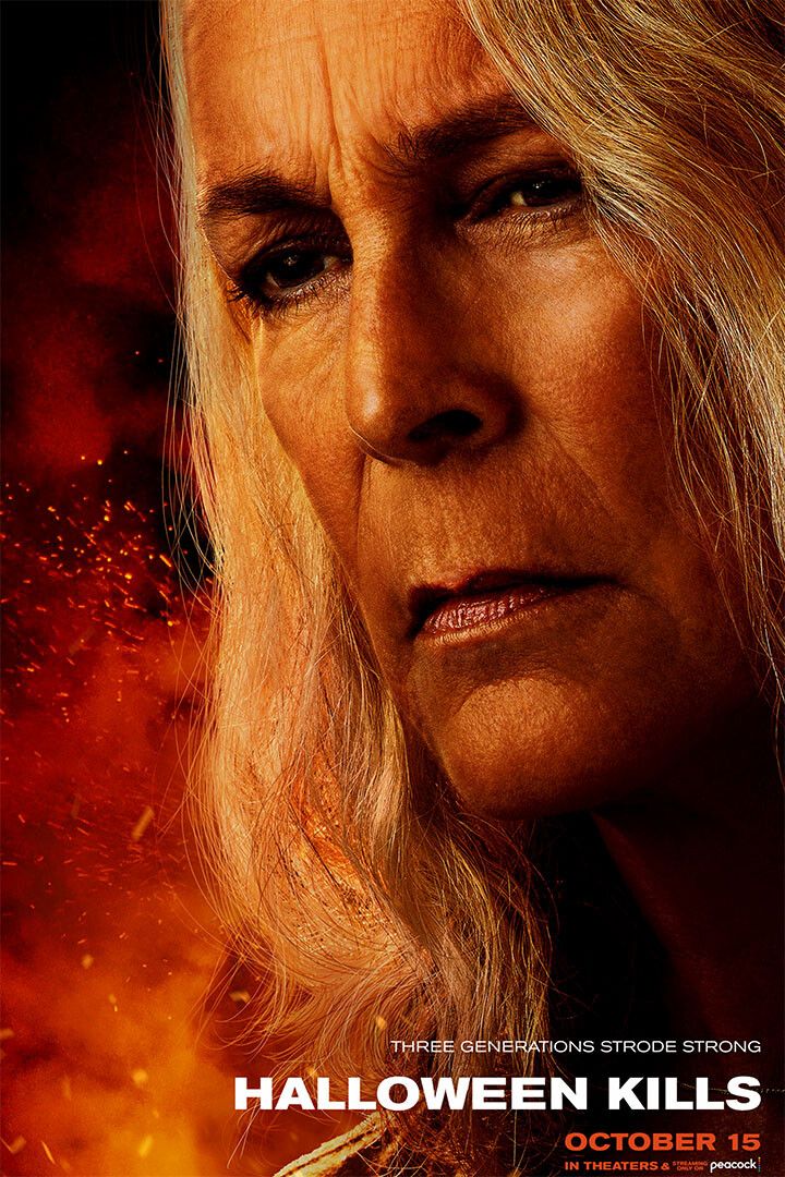 Halloween Kills Movie Horror Print Painting Keychain