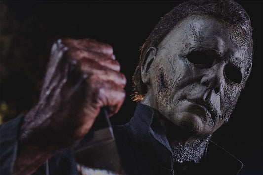 Halloween Movie Horror Action Michael Myers Jigsaw Puzzle