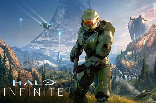 Halo Infinite Video Games Marksmanship Action Wall Home Decor Jigsaw Puzzle
