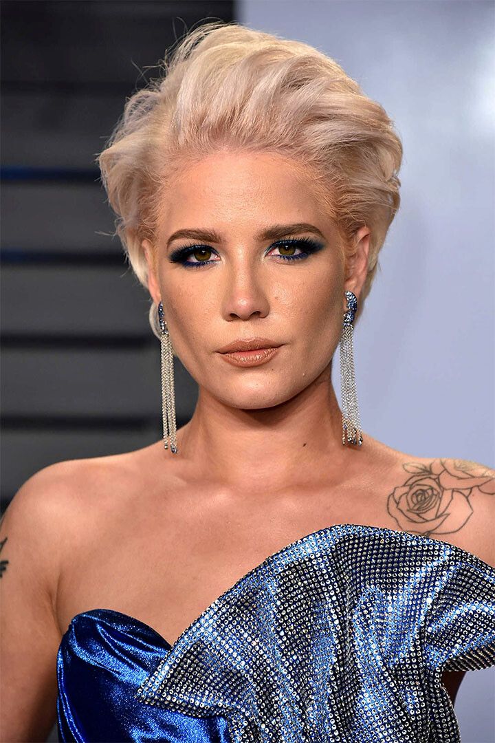 Halsey Music Cover Singer Star Painting Print Jigsaw Puzzle