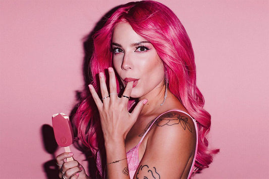 Halsey Pink American Singer And Songwriter Jigsaw Puzzle
