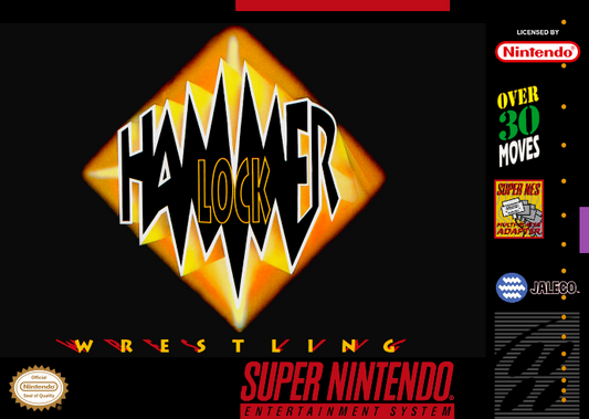 Hammerlock Wrestling (Usa) Snes Print Poster
